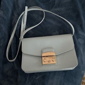 Blue Furla crossbody bag